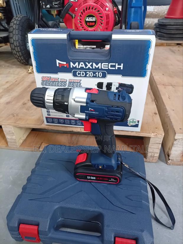 Maxmech Heavy-Duty 20v Cordless Drill Machine /Complete Power Tool Kit