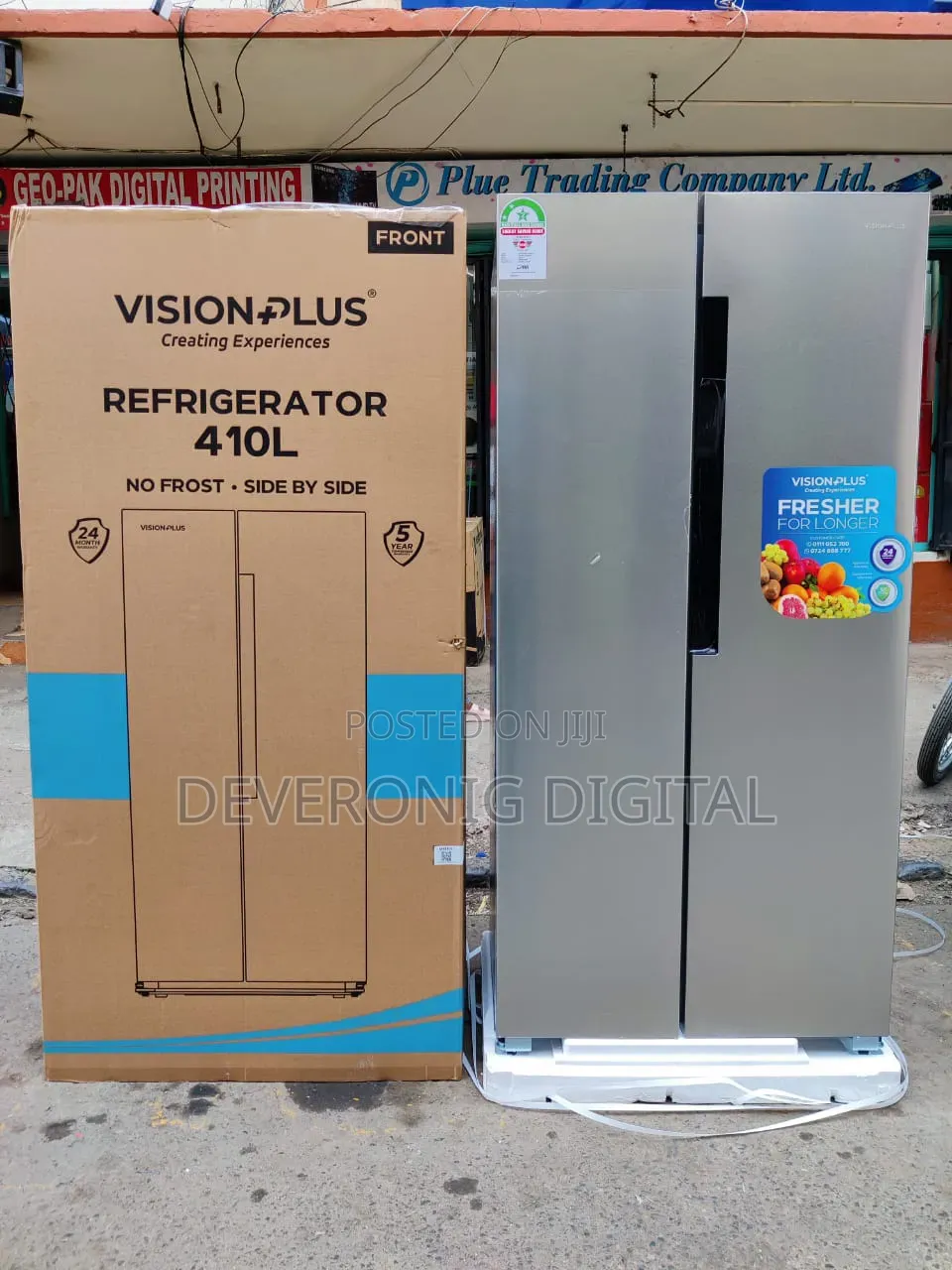 Fridge Side by Side No Frost 410l Hot Deal. Quality Guaranteed