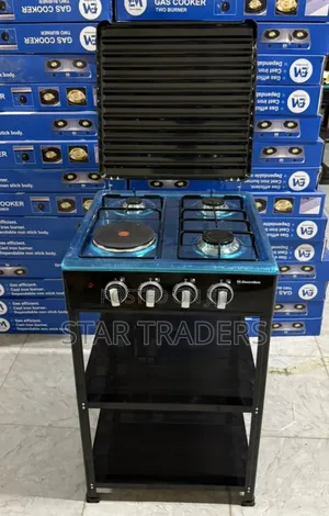 Electromate 3+1 Standing Cooker With Shelves