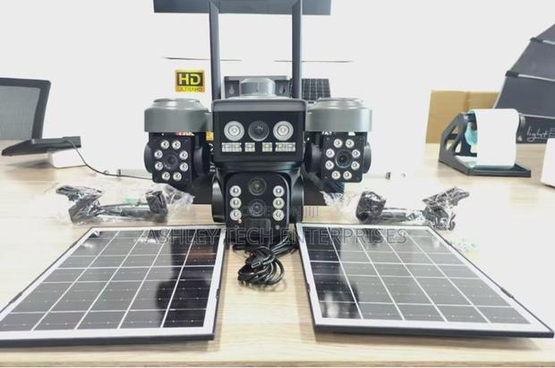 Ultra Hd 3 Lens 10x Optical Zoom 4g Solar PTZ CCTV