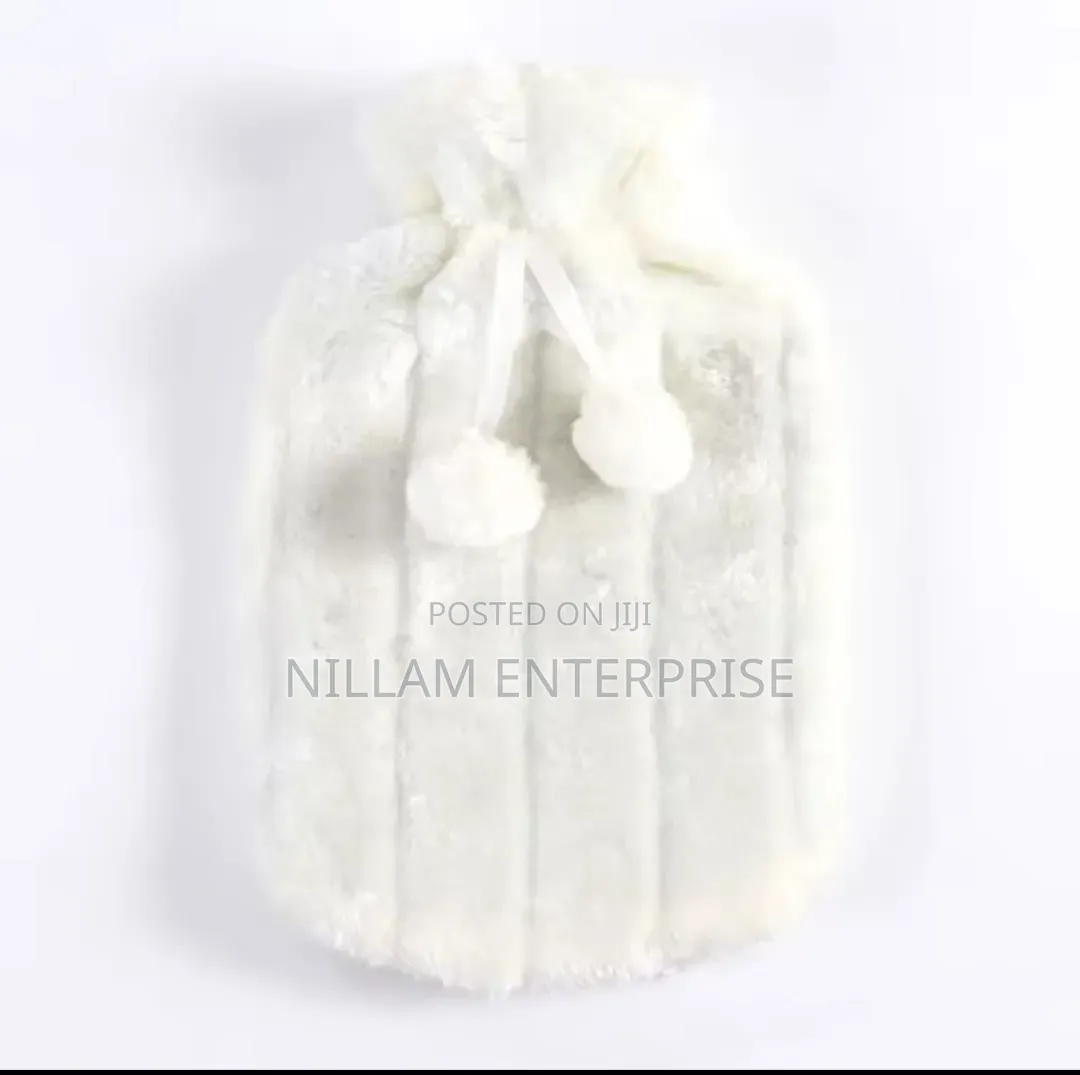 Hot Water Bottle With Soft Plush Velvet Cover 2ltr