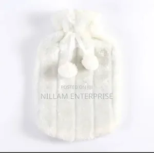Hot Water Bottle With Soft Plush Velvet Cover 2ltr
