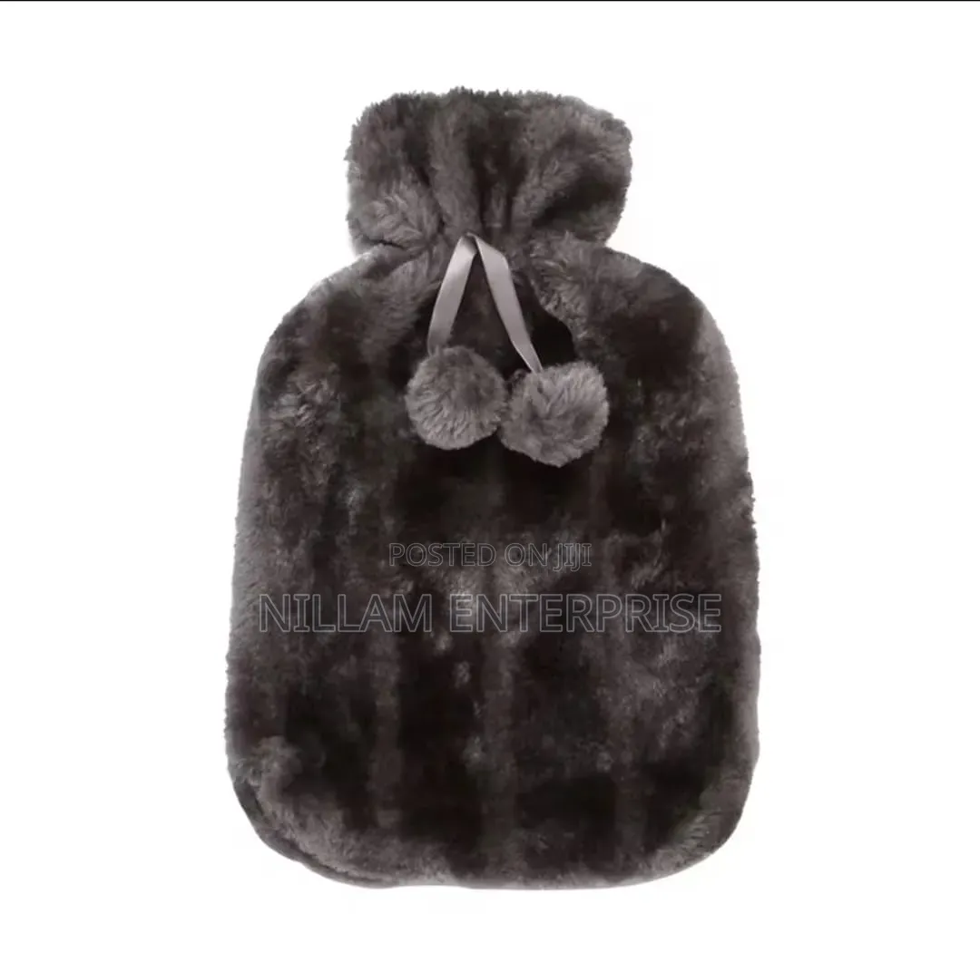 Hot Water Bottle With Soft Plush Velvet Cover 2ltr