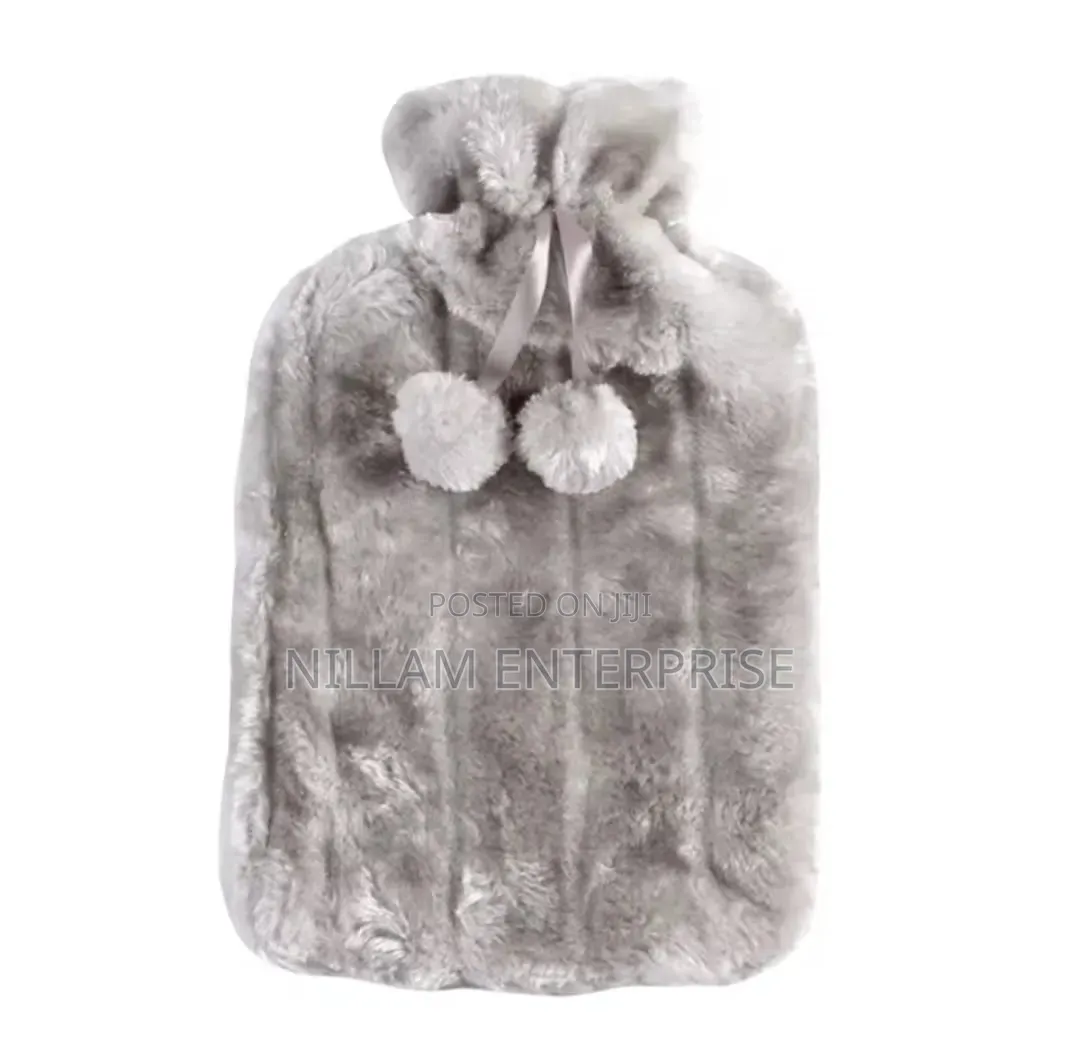 Hot Water Bottle With Soft Plush Velvet Cover 2ltr