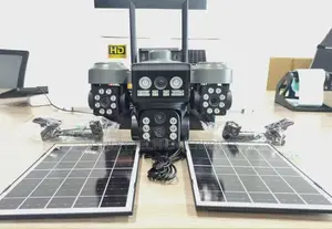 Smart 3 Lens 10x Optical Zoom Solar CCTV With Ai Detection