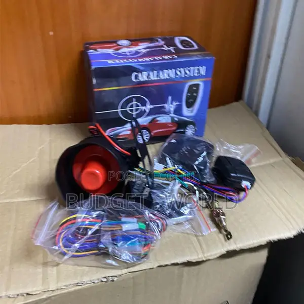 V200 12v Car Alarm System With Immobilizer Remote Controls