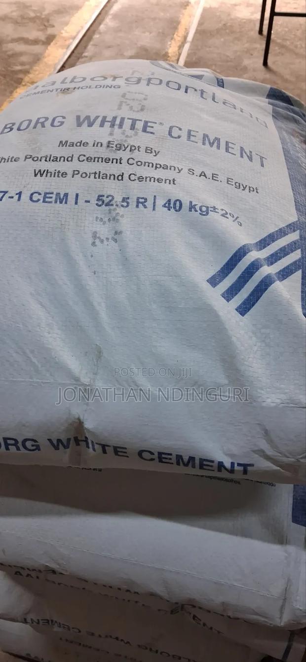 Aalborg White Cement Grade 52.5, 40kg – Decorative Concrete Solution