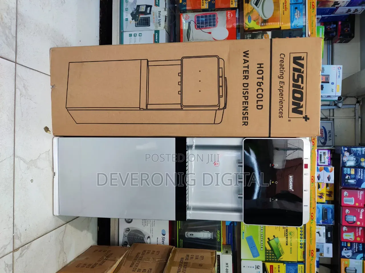 Dispenser 3taps Hot, Normal and Cold, Child Lock, Under Storage