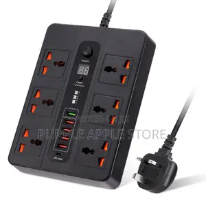 Ultra High Speed Power Socket 6 Plug 5 Usb 1 Pd20w Fast Charging
