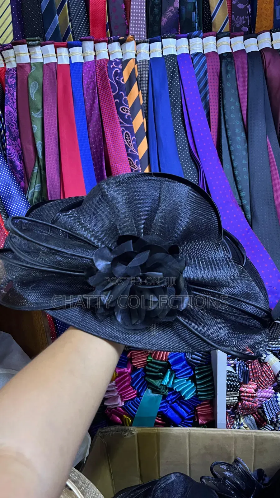 Black Classy Ladies Big Size Fancy Head Fascinators