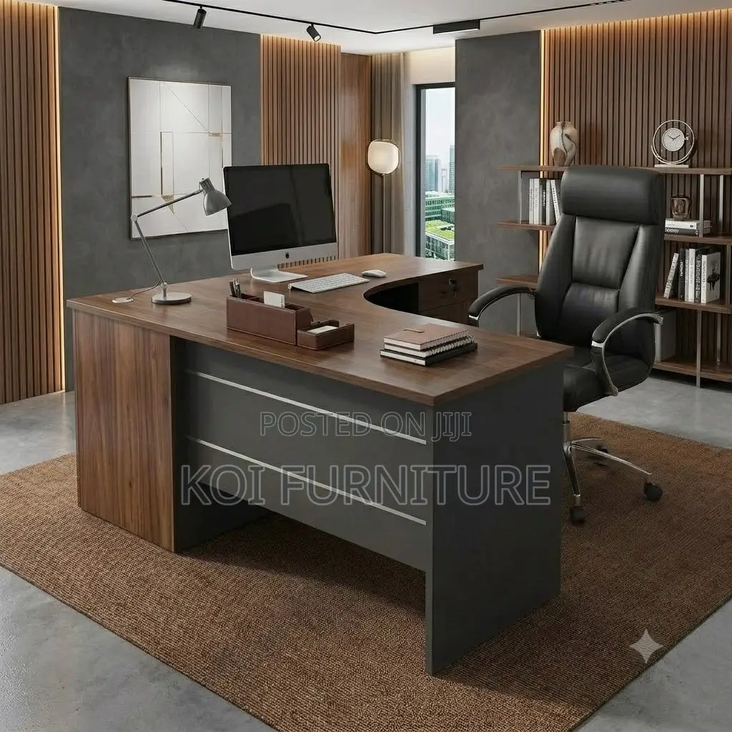 Office Desk; 1.6 Meters Curved Office Study Table