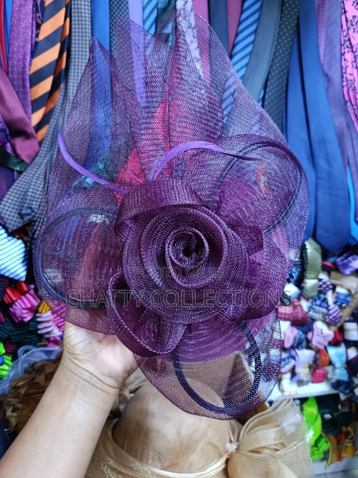 Burgundy Ladies Classy Fascinators