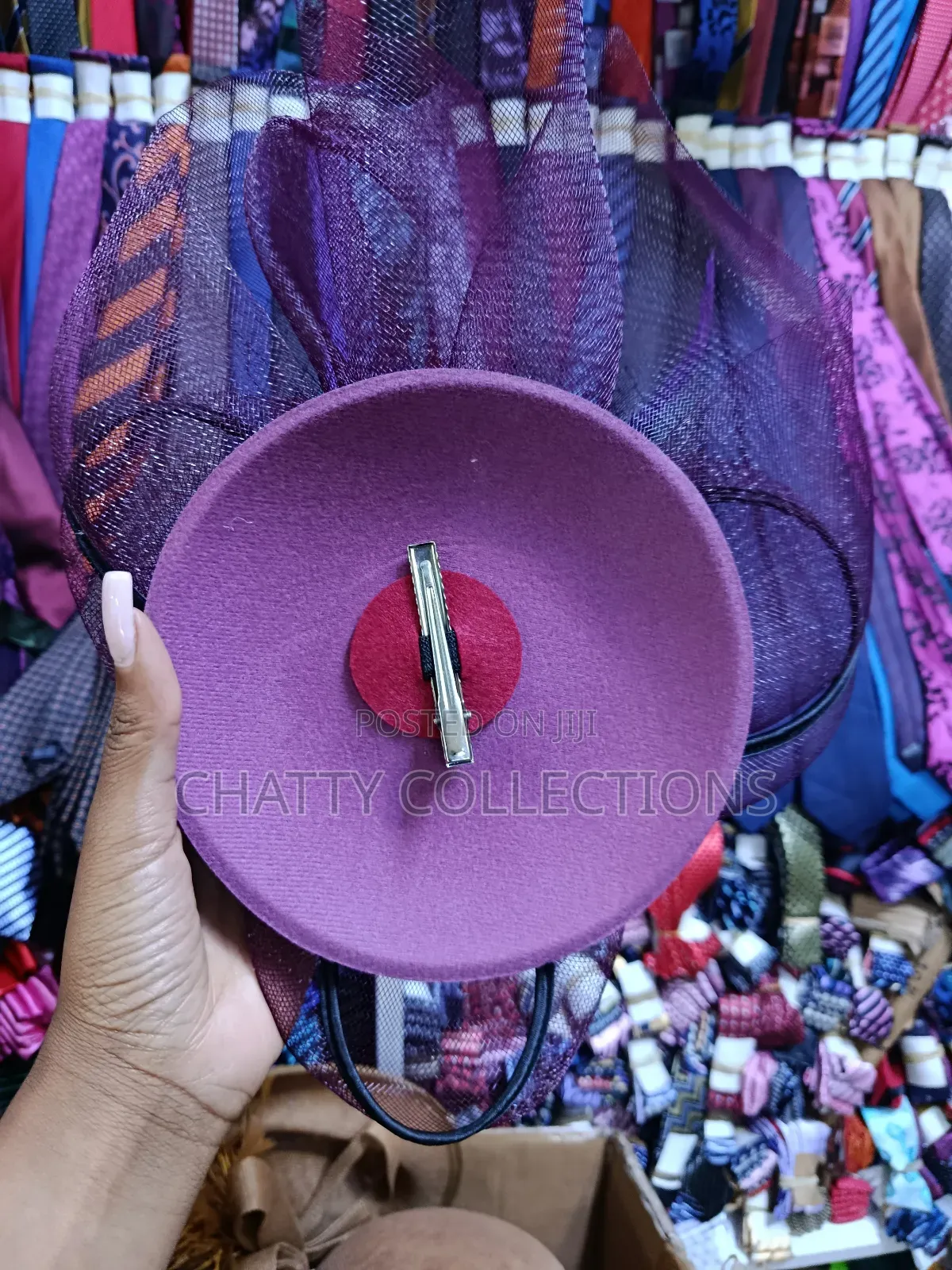 Burgundy Ladies Classy Fascinators