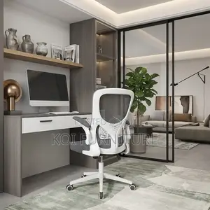 Office Chairs; Orthopedic High Back Supreme White Office Chair