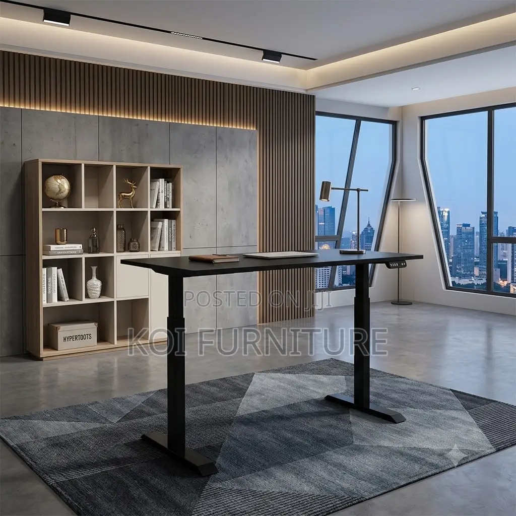Office Desk; 1.8 Meters Office Working Adjustable Electric Table