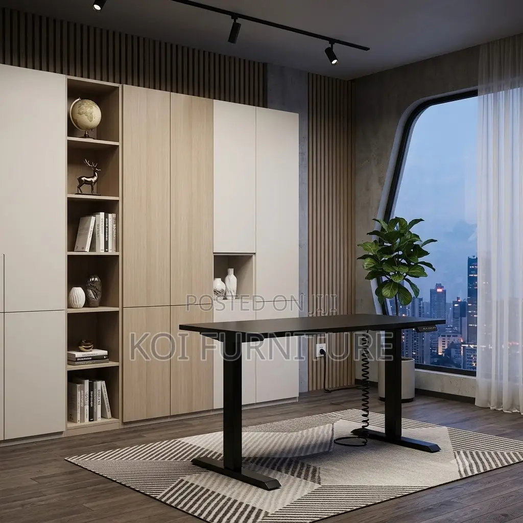 Office Desk; 1.8 Meters Office Working Adjustable Electric Table