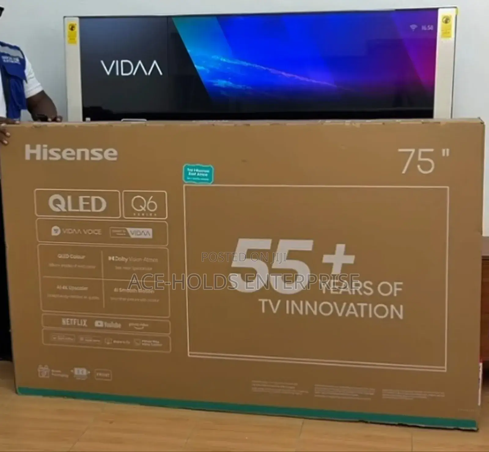 Hisense 75" Q6 Series Qled Smart Tv – Uhd | Dolby Vision Atmos