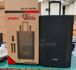 15-Inch Artel A1503 Rechargeable Trolley Speaker