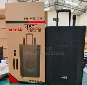 15-Inch Artel A1503 Rechargeable Trolley Speaker