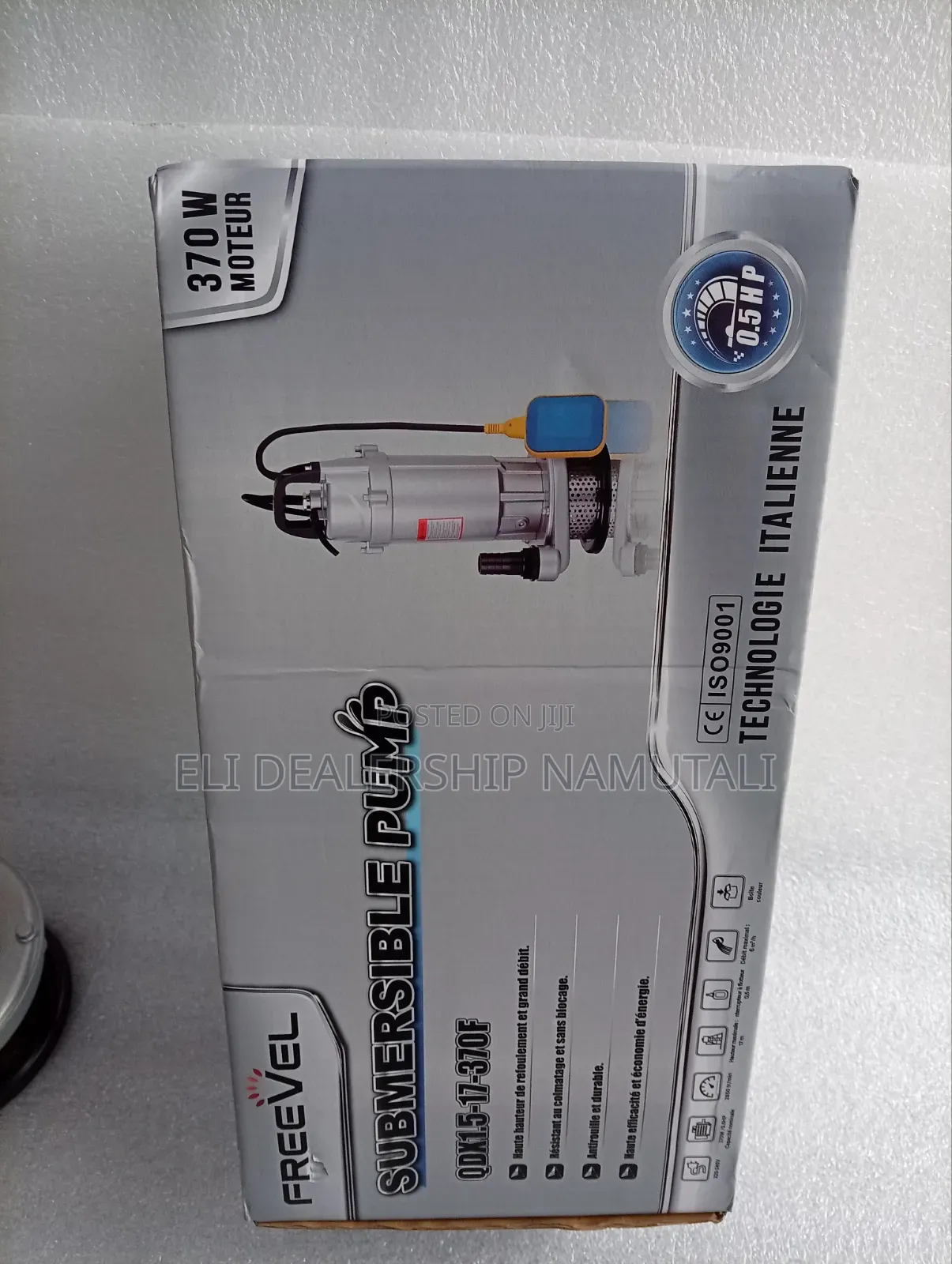 Freevel 370w Electric Submersible Water Pump With Float Switch1"Outlet