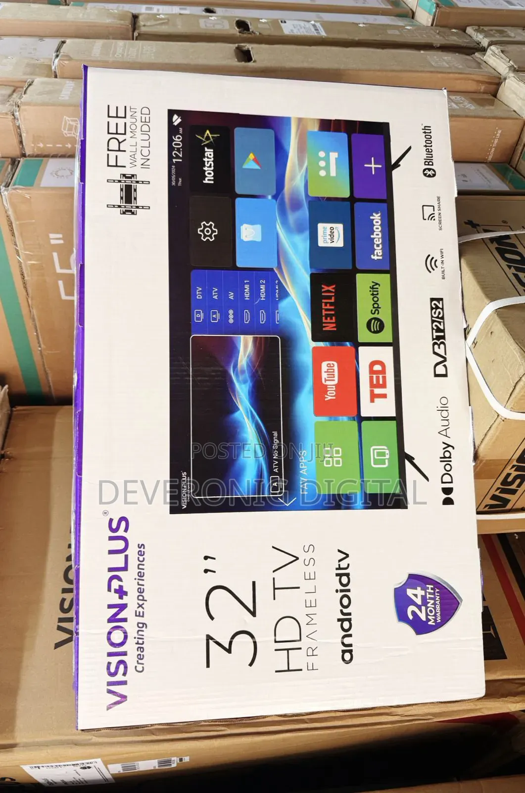 Vision Plus Tv* 32” Android