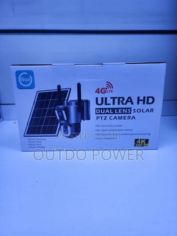 Ubox Dual Lens Solar CCTV Camera
