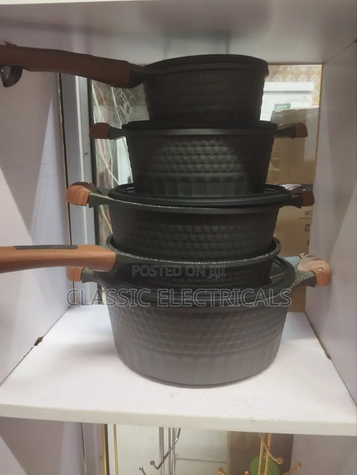 10 PCS Edenberg Marble Cookware Set