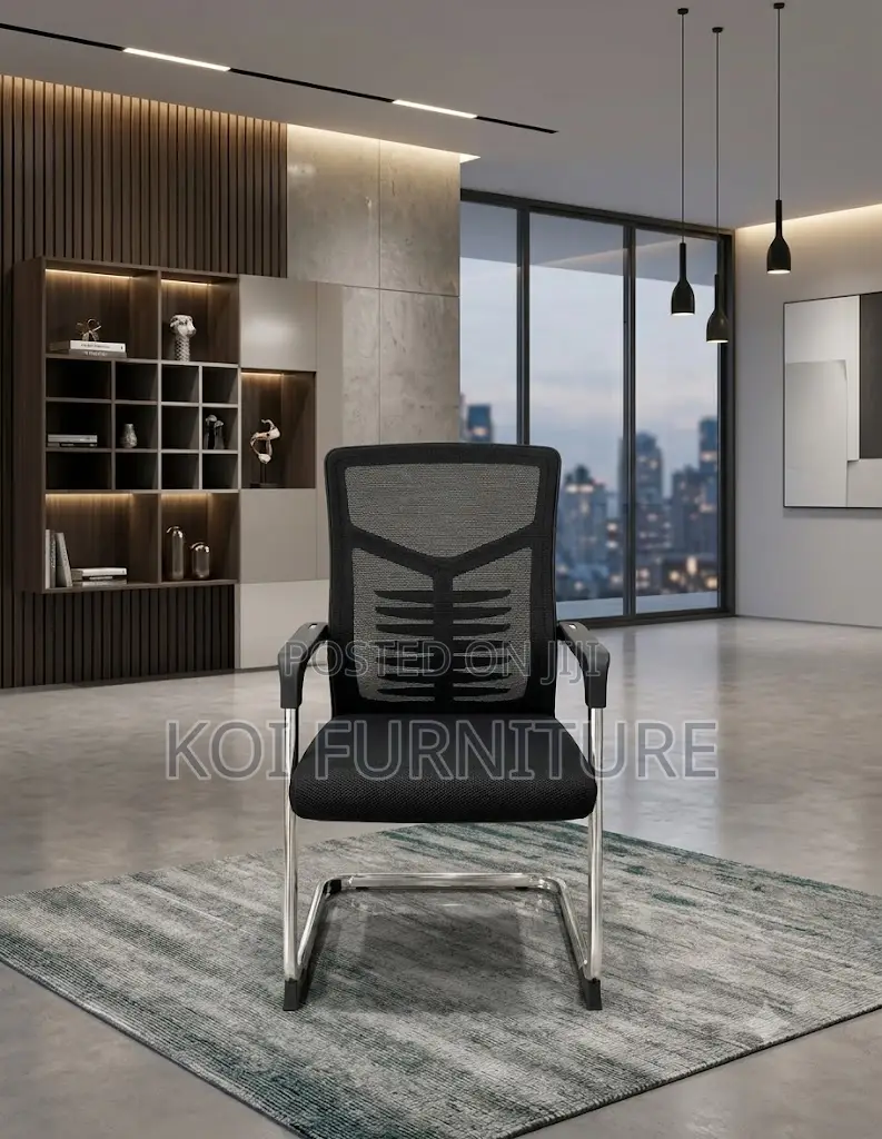 Office Chairs; Visitors Mesh Office Seat With Sled Bases
