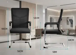Office Chairs; Visitors Mesh Office Seat With Sled Bases