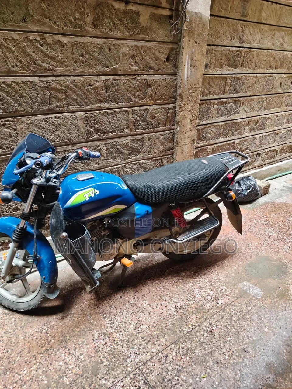 TVS HLX Plus ES 2019 Blue