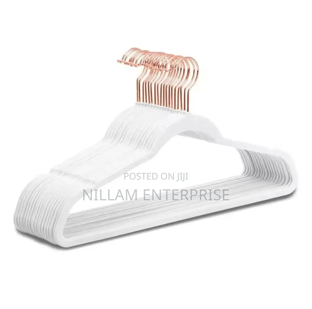 Luxury Velvet Premium Rose Gold Antislip Hangers