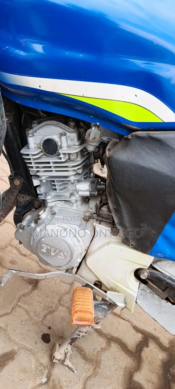 TVS HLX Plus ES 2019 Blue