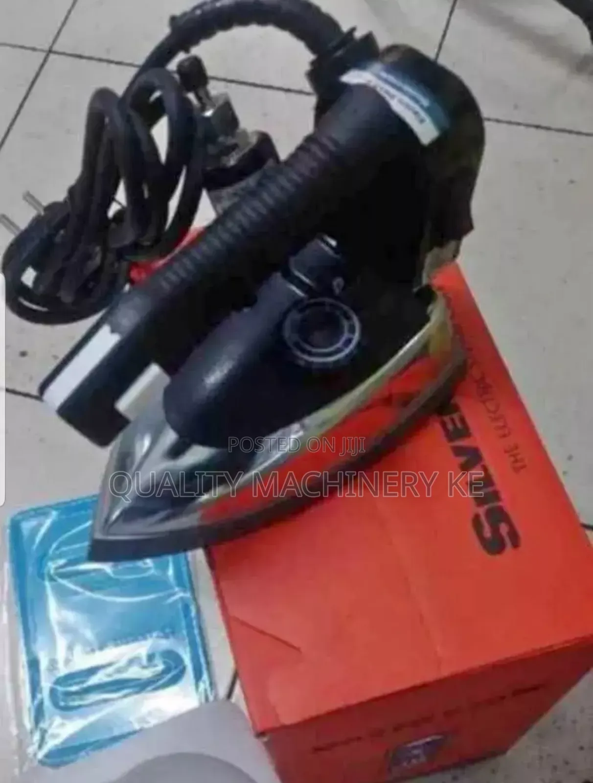 Effective Heavy Duty Commercial Steam Iron Box Silver Star