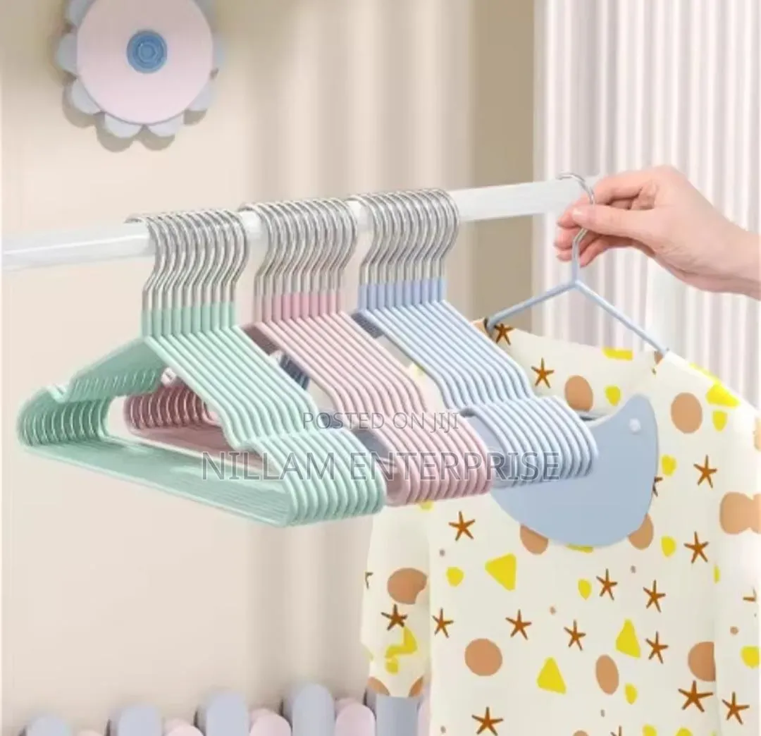 Kids Anti Slip Stainless Hangers 10pcs