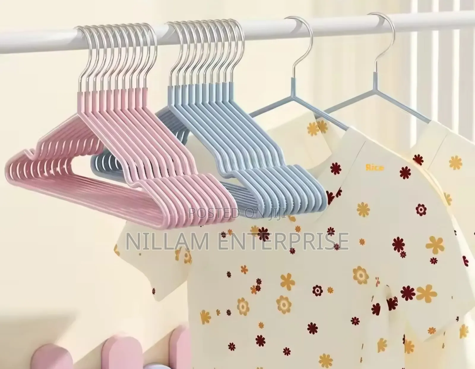 Kids Anti Slip Stainless Hangers 10pcs