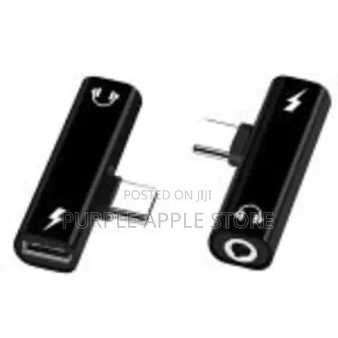 2 in 1 Usb C to 3.5mm Adapter With the Usb C Headphone