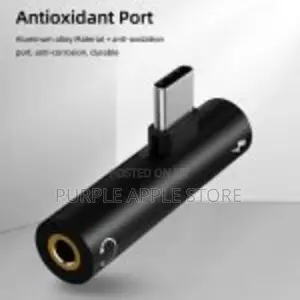 2 in 1 Usb C to 3.5mm Adapter With the Usb C Headphone
