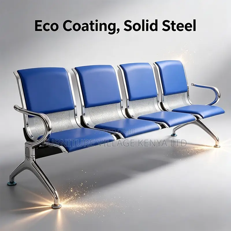 Office Benches ; 4-Link Office Reception Bench