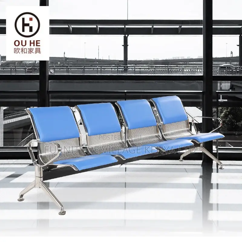 Office Benches ; 4-Link Office Reception Bench