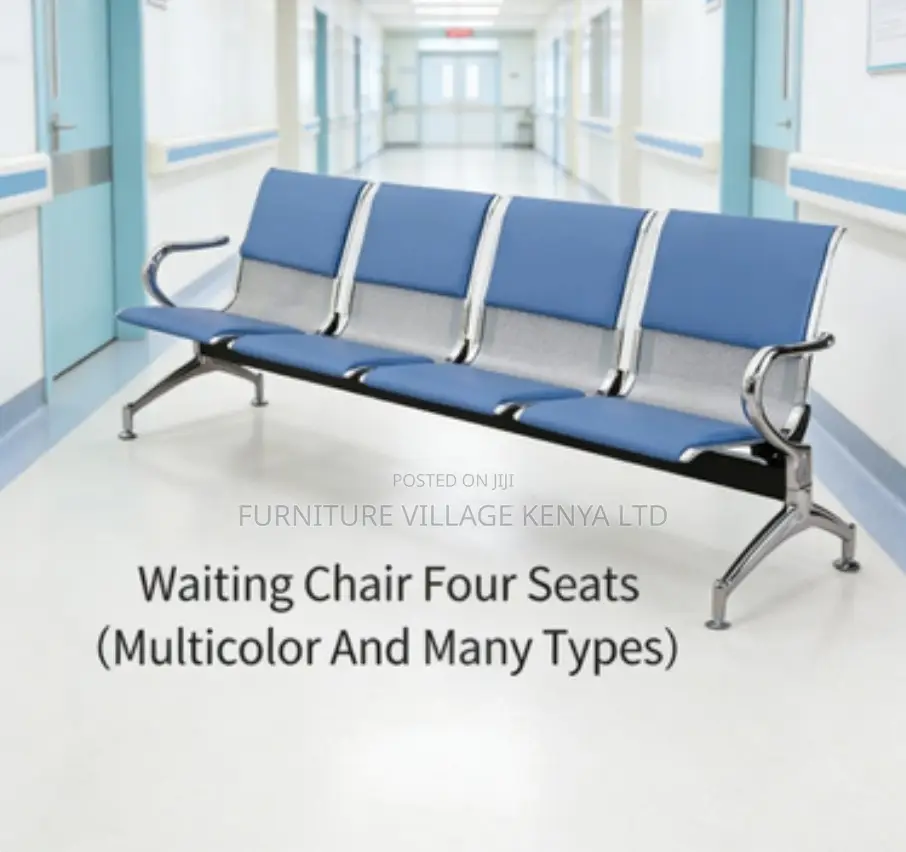 Office Benches ; 4-Link Office Reception Bench
