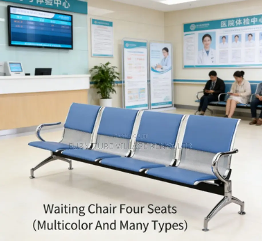 Office Benches ; 4-Link Office Reception Bench