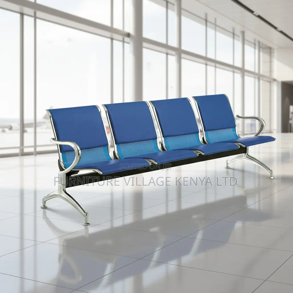 Office Benches ; 4-Link Office Reception Bench