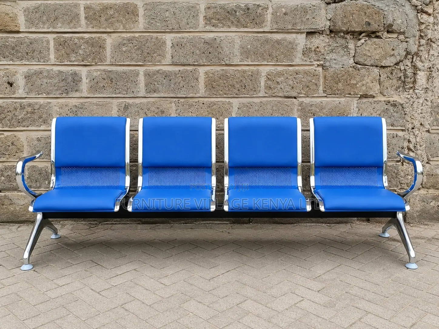 Office Benches ; 4-Link Office Reception Bench