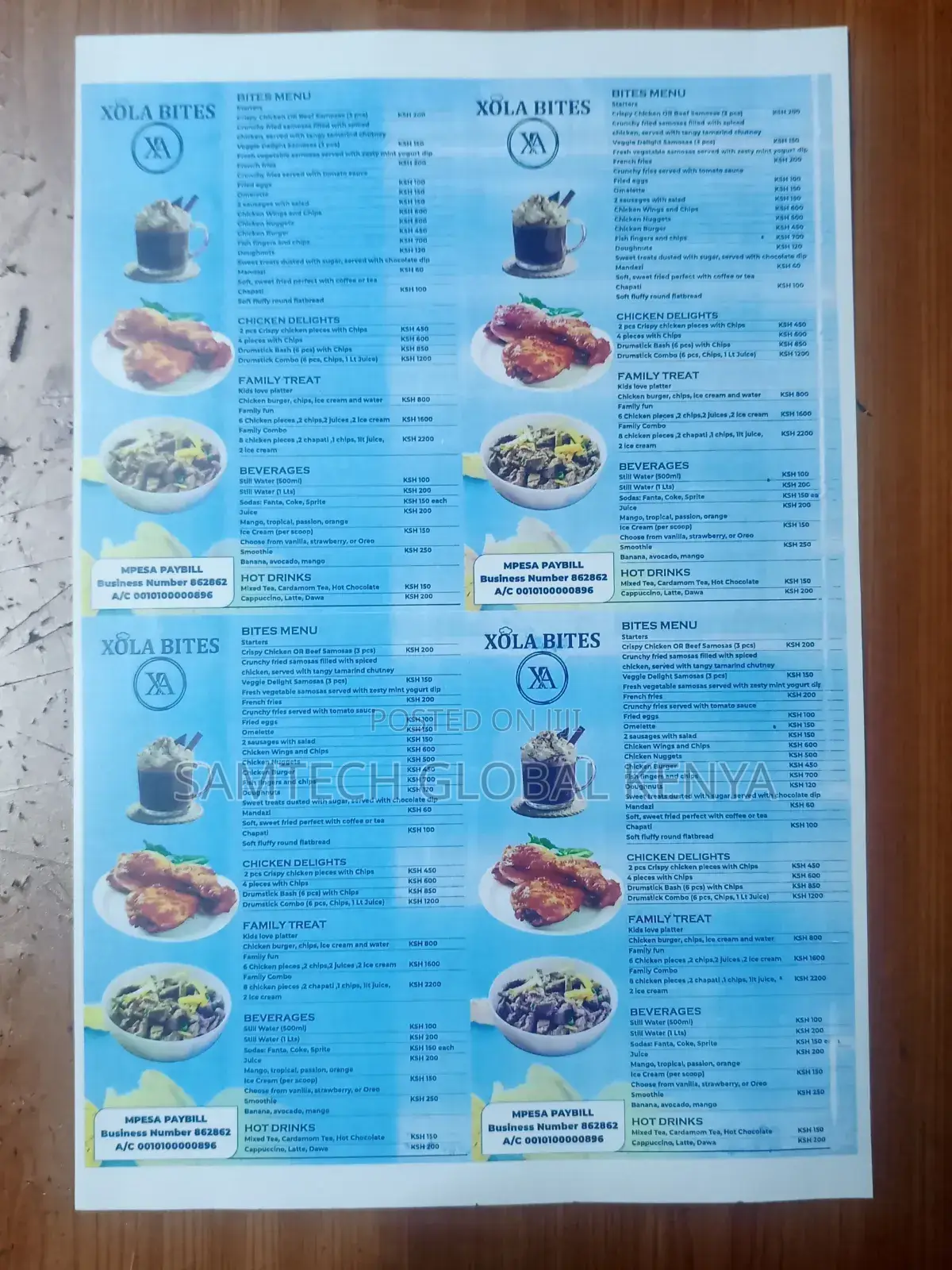 Hotel Menu Banners Available
