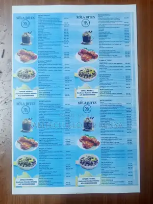 Hotel Menu Banners Available