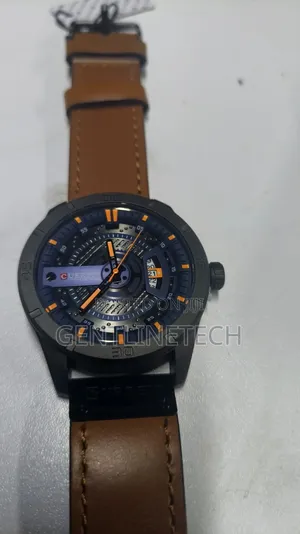 Curren M8301 Brown Men's Watch – Stylish Leather Timepiece