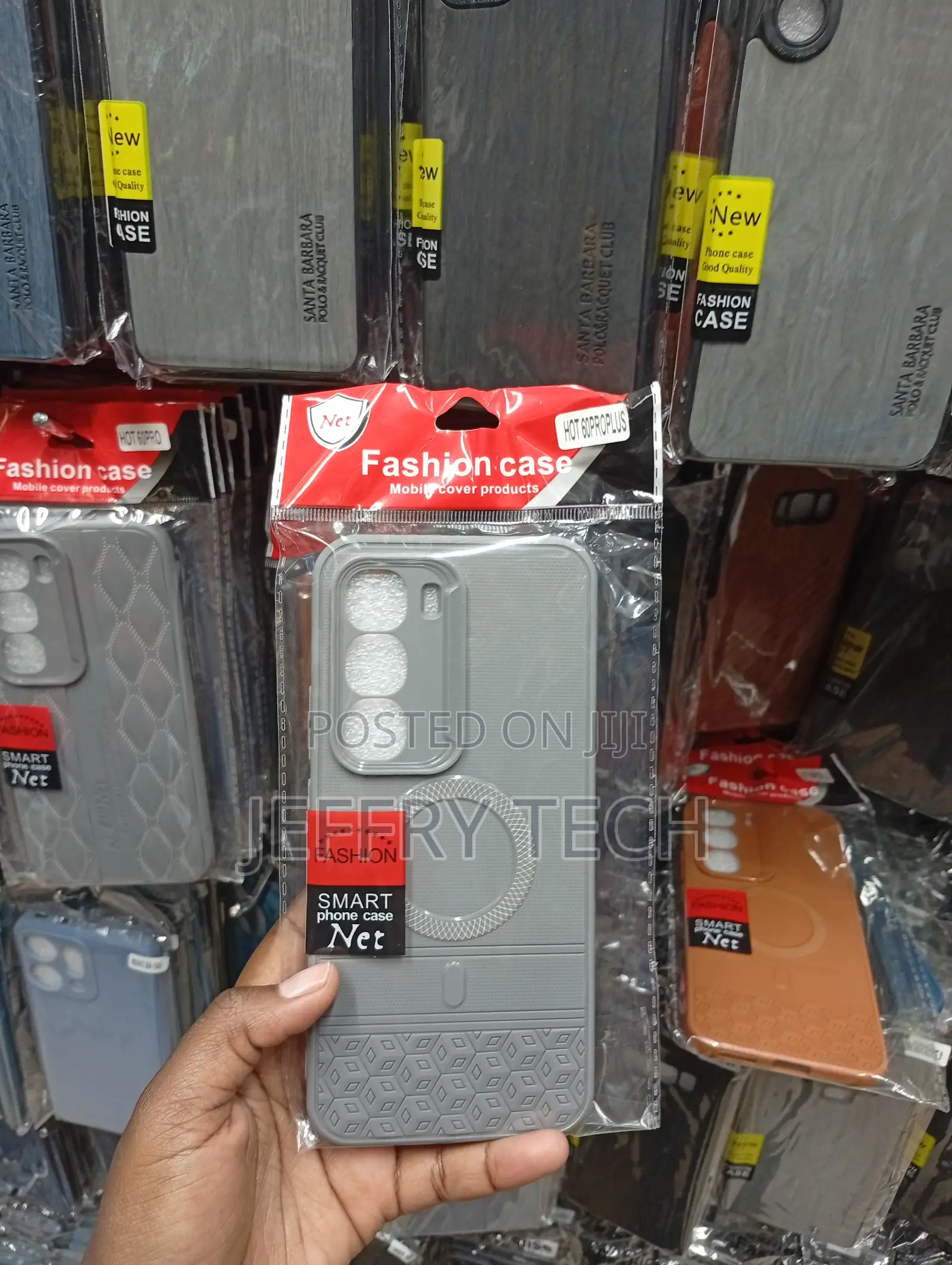 Infinix Hot 60 Pro Plus Modern Look Textured Hybrid Finish Cover