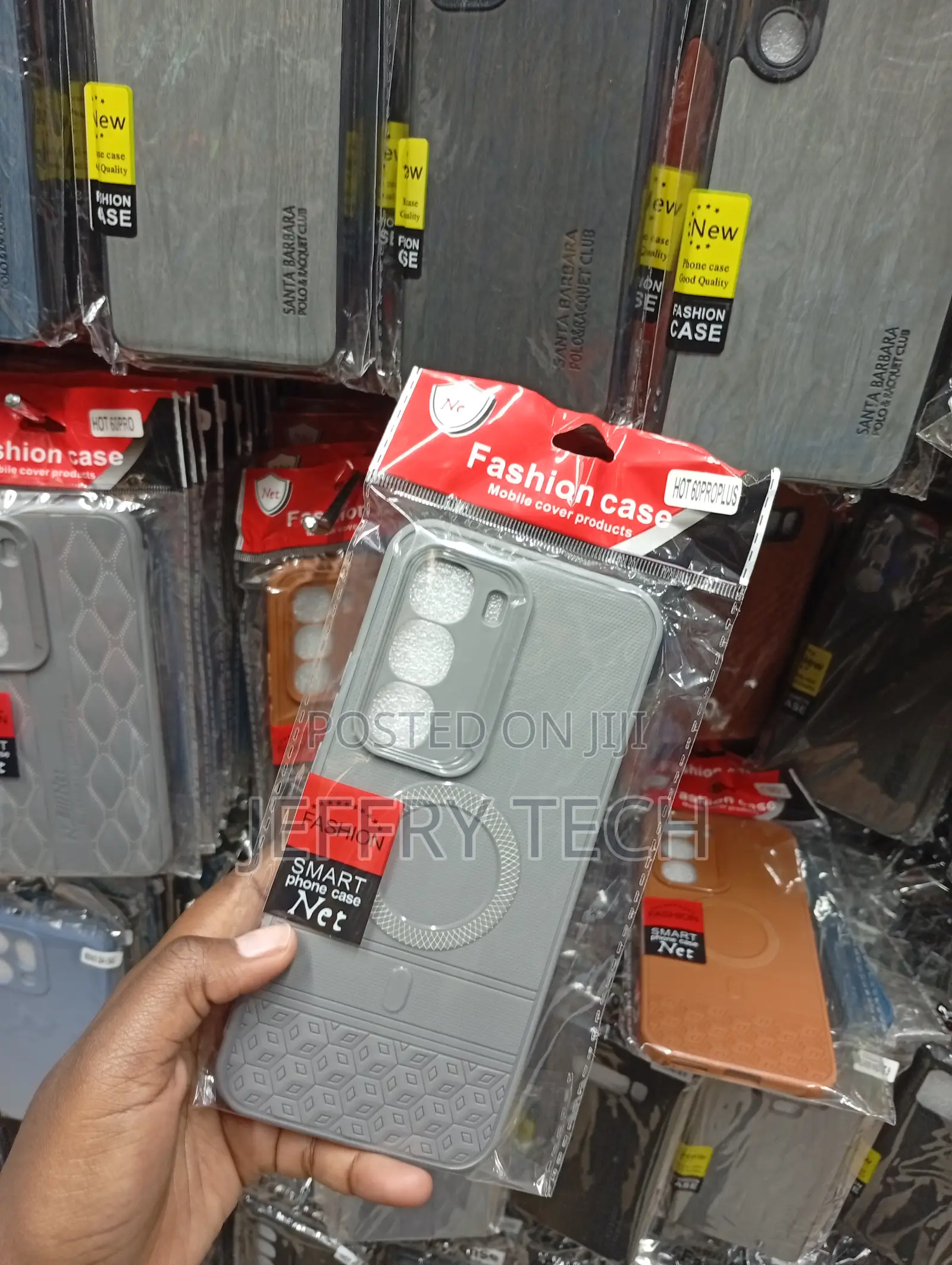 Infinix Hot 60 Pro Plus Modern Look Textured Hybrid Finish Cover