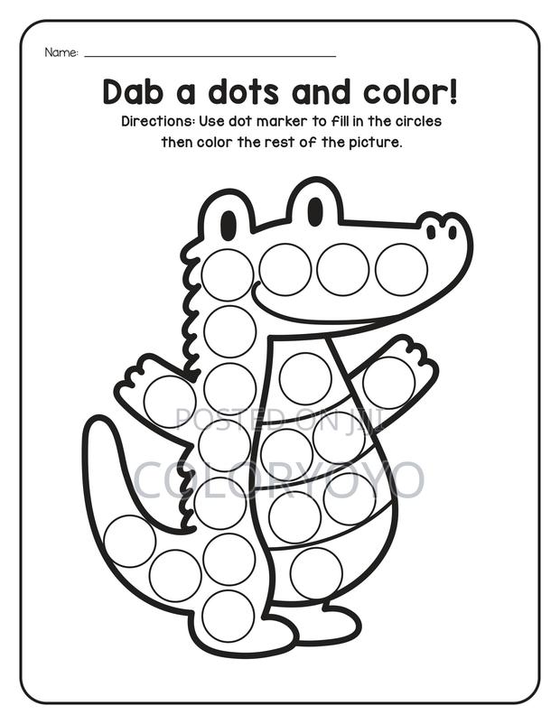 A-z Animals Dot Marker Worksheets Printable Pdf | 52 Pages - thumbnail 4