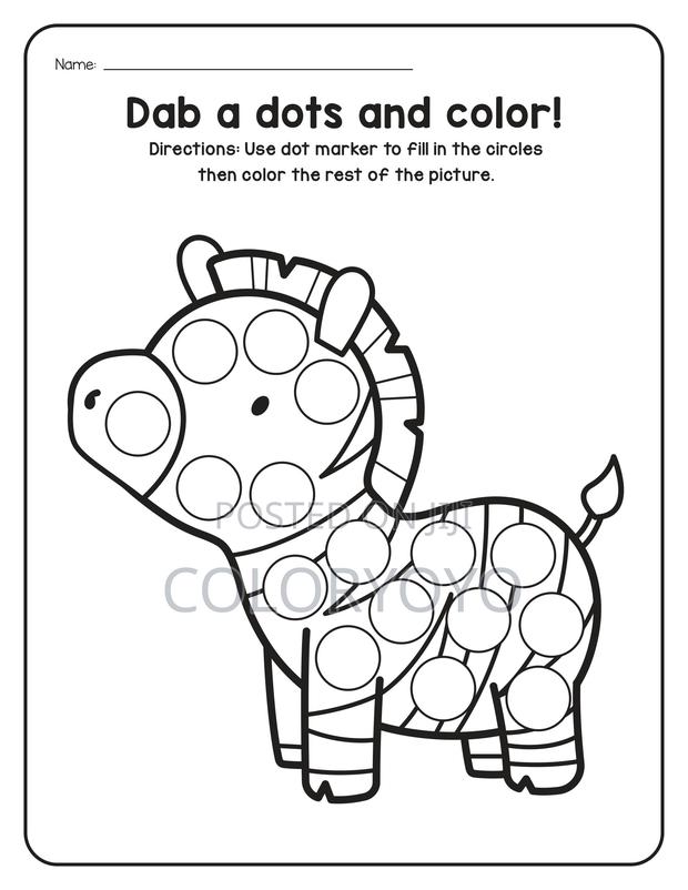 A-z Animals Dot Marker Worksheets Printable Pdf | 52 Pages - thumbnail 8